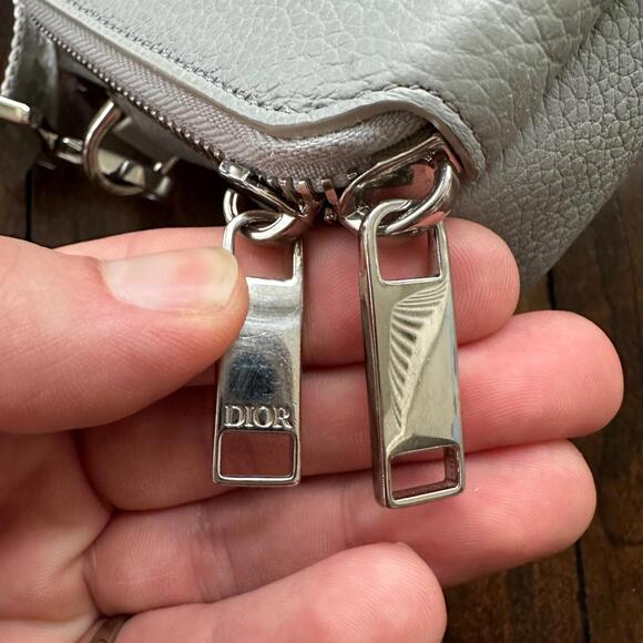 Nike Air Dior Jordan Wings Logo Grey Logo Small Rare Shoulder Bag 100% Authentic - Picture 3 of 16